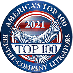 Americas Top 100 Bet The Company Litigartion Badge